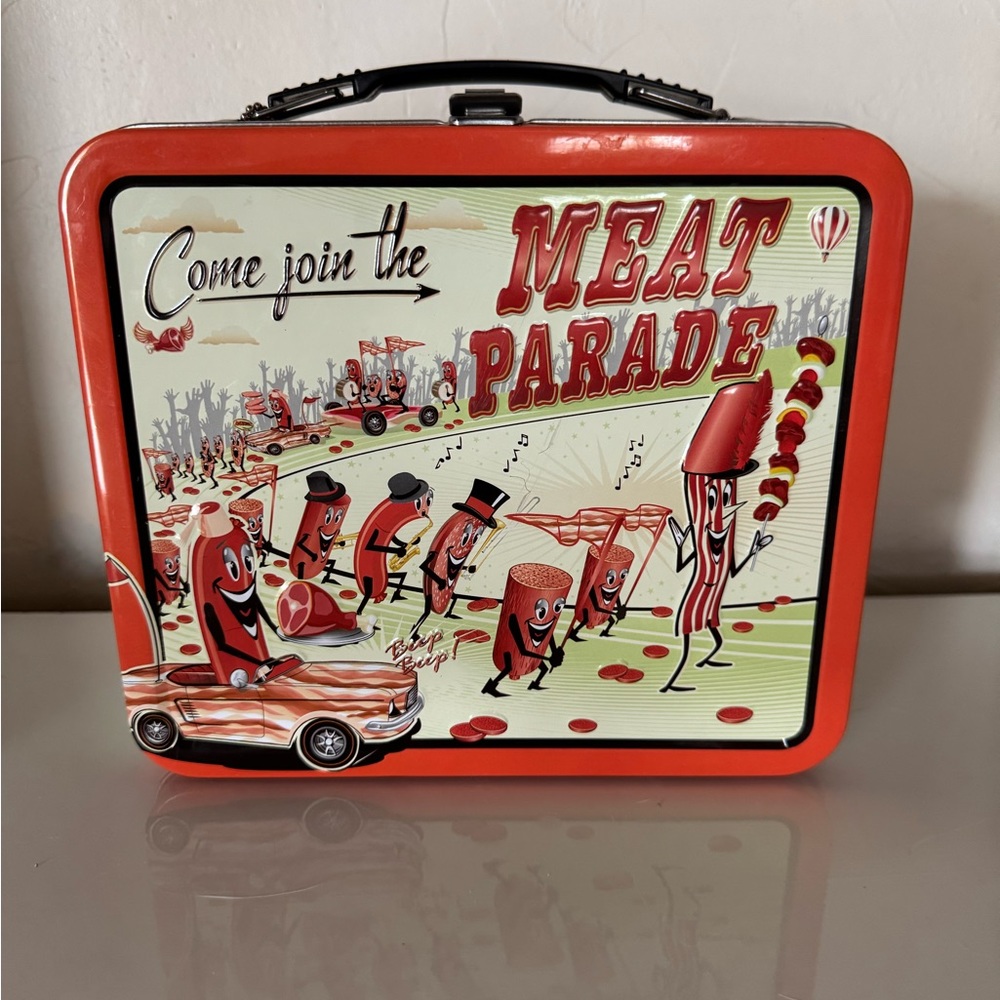 Archie McPhee 2013 Retro Meat Parade Lunch Box